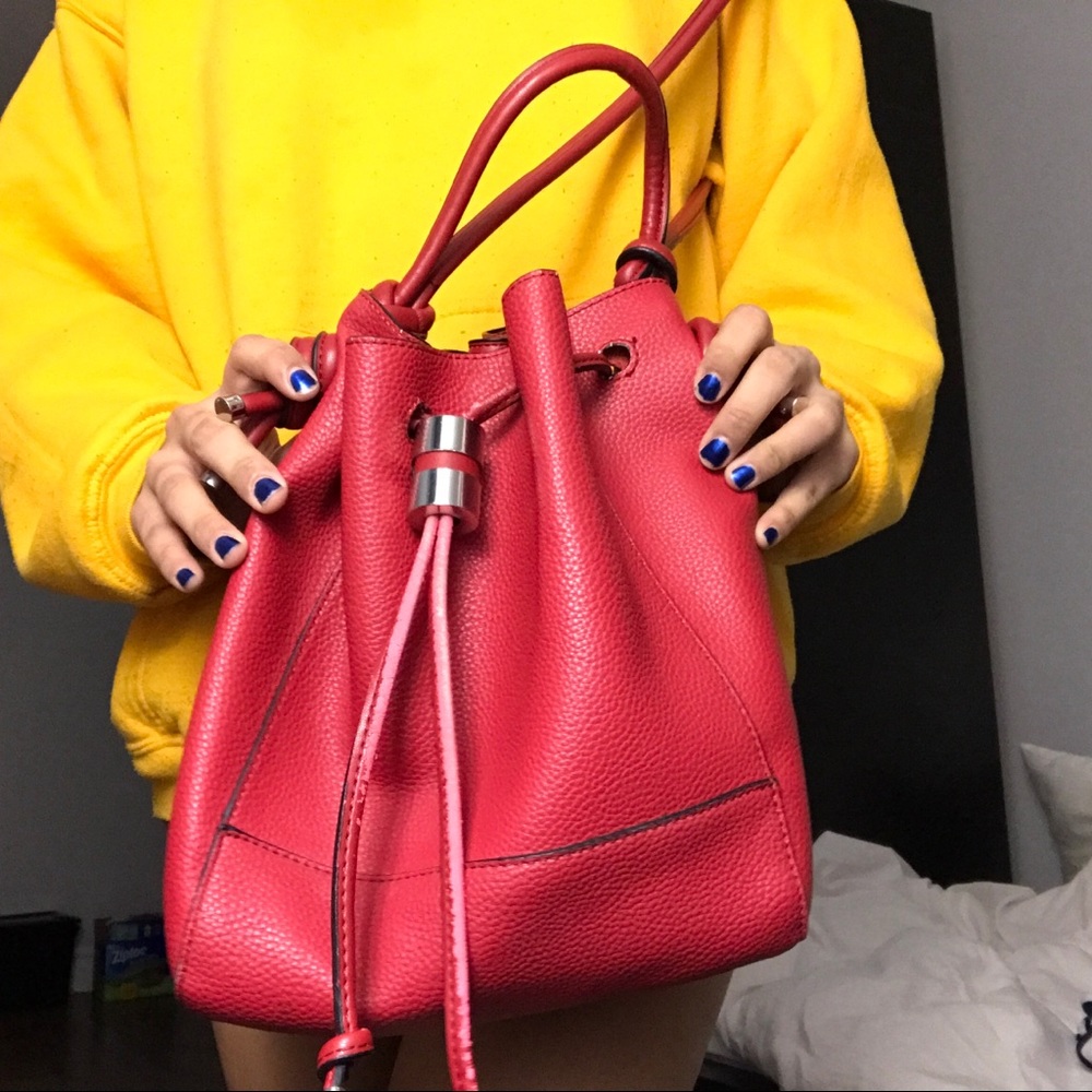 Zara Shoulder Bucket Bag
